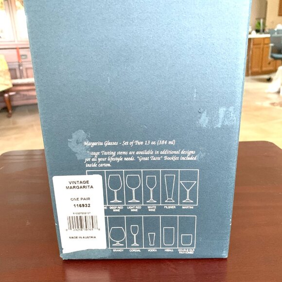 NIB Set of 2 Marquis Waterford Vintage Tasting Collection Margarita Glasses - Picture 6 of 6